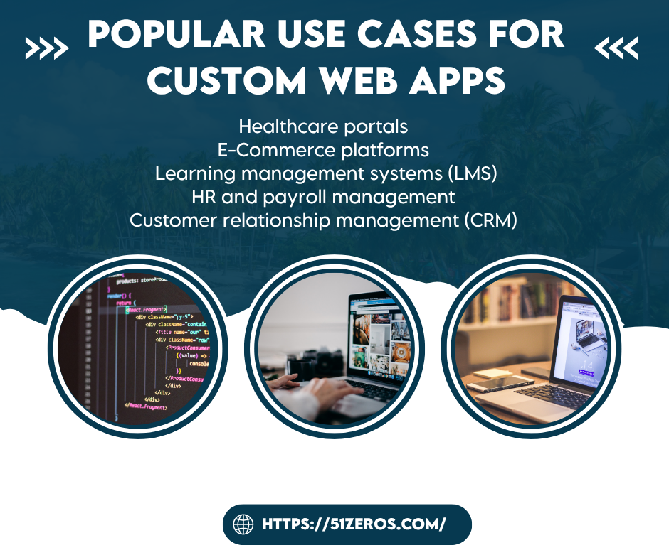 Popular Use Cases for Custom Web Apps